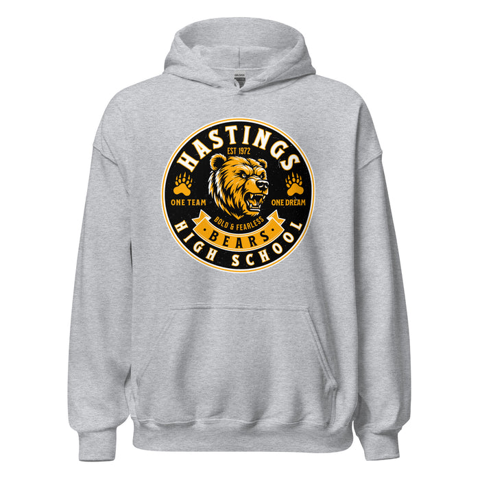 Hastings High School Bears Sport Grey Classic Unisex Hoodie 215