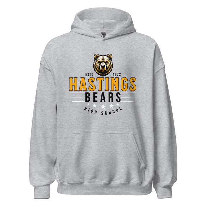 Hastings High School Bears Sport Grey Classic Unisex Hoodie 217