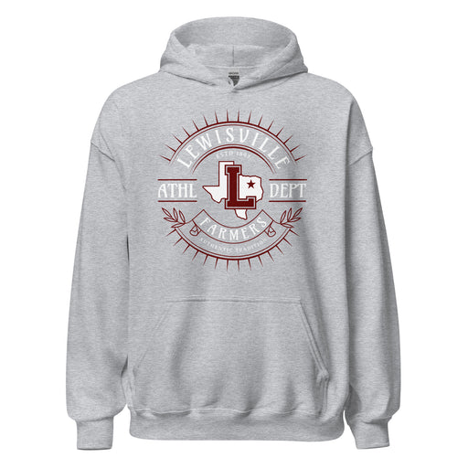 Lewisville High School Farmers Grey Classic Unisex Hoodie 201