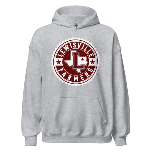 Lewisville High School Farmers Grey Classic Unisex Hoodie 203