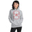 Woman wearing MacArthur High School Generals Grey Classic Unisex Hoodie 207