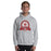 Man wearing MacArthur High School Generals Grey Classic Unisex Hoodie 212