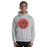 Man wearing MacArthur High School Generals Grey Classic Unisex Hoodie 215