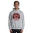 Man wearing MacArthur High School Generals Grey Classic Unisex Hoodie 220