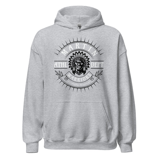 Martin High School Warriors Grey Classic Unisex Hoodie 201