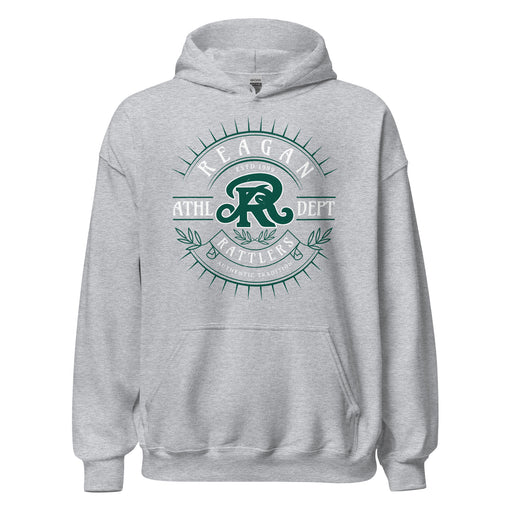 Reagan High School Rattlers Grey Classic Unisex Hoodie 201