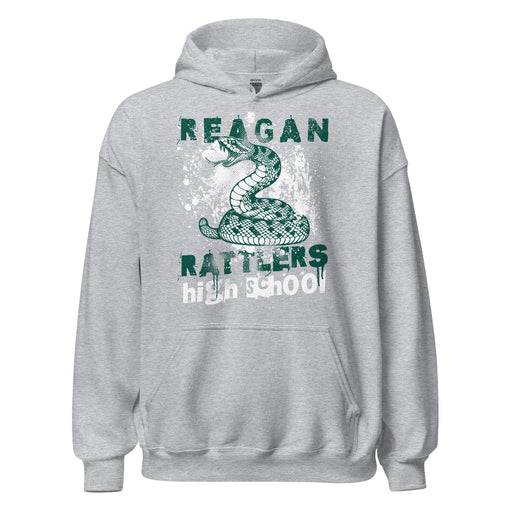 Reagan High School Rattlers Grey Classic Unisex Hoodie 205