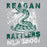 Close-up view of Reagan High School Rattlers Grey Classic Unisex Hoodie 205