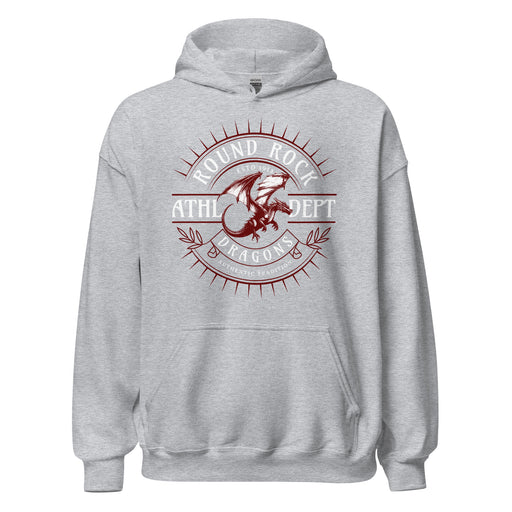 Round Rock High School Dragons Grey Classic Unisex Hoodie 201