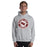 Man wearing Round Rock High School Dragons Grey Classic Unisex Hoodie 220