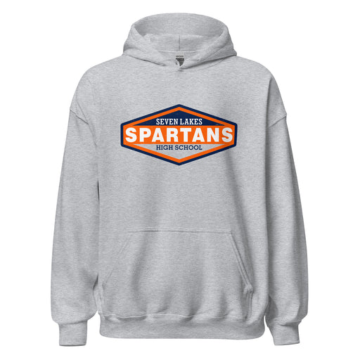 Seven Lakes High School Spartans Grey Classic Unisex Hoodie 009