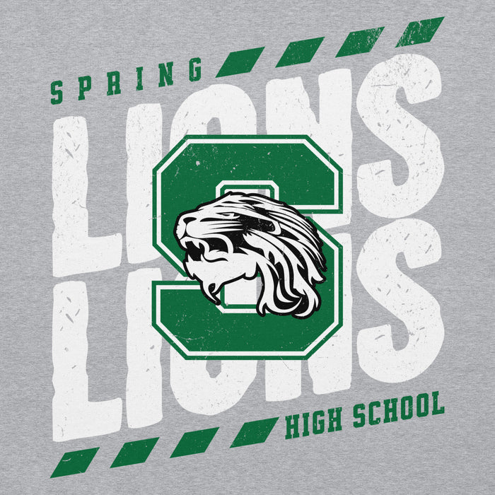 Spring High School Lions Grey Classic Unisex Hoodie 223