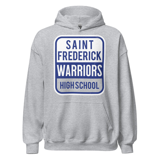 St. Frederick High School Warriors Grey Classic Unisex Hoodie 001