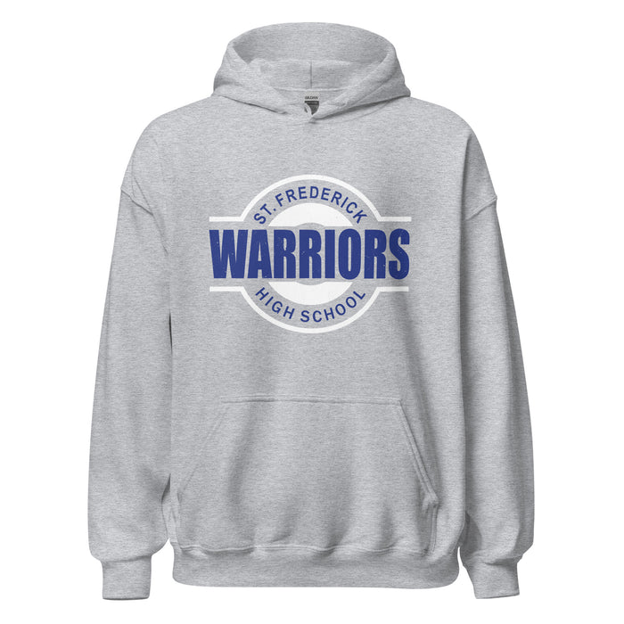 St. Frederick High School Warriors Grey Classic Unisex Hoodie 011