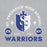 Close-up view of St. Frederick High School Warriors Grey Classic Unisex Hoodie 208