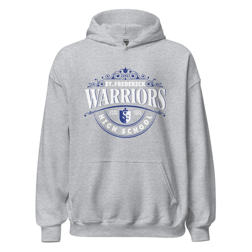 St. Frederick High School Warriors Grey Classic Unisex Hoodie 211