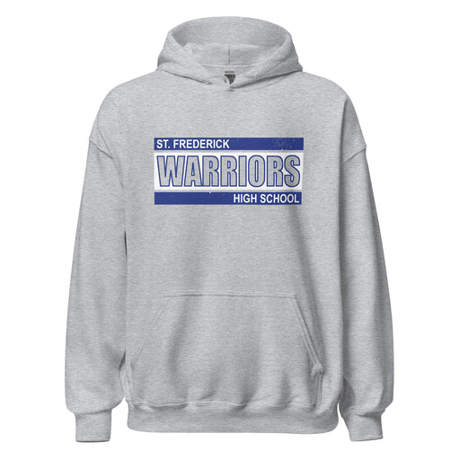 St. Frederick High School Warriors Grey Classic Unisex Hoodie 098