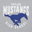 Close-up view of Taylor High School Mustangs Grey Classic Unisex Hoodie 213