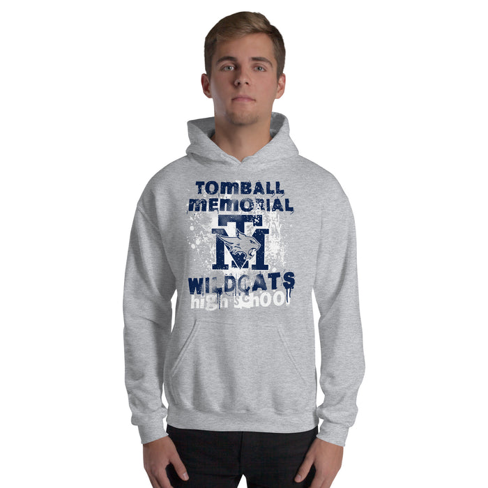 Tomball Memorial High School Wildcats Navy Classic Unisex Hoodie 205