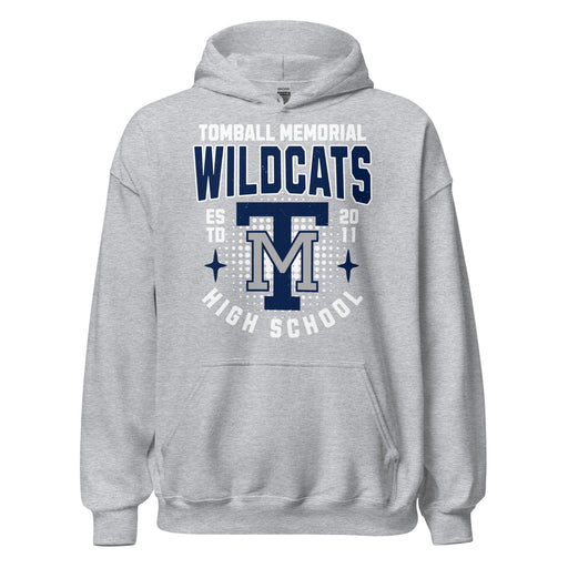 Tomball Memorial High School Wildcats Navy Classic Unisex Hoodie 204