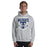 Man wearing Tomball Memorial High School Wildcats Navy Classic Unisex Hoodie 204