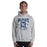 Man wearing Tomball Memorial High School Wildcats Navy Classic Unisex Hoodie 213