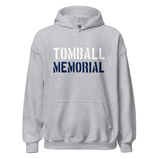 Tomball Memorial High School Wildcats Navy Classic Unisex Hoodie 017