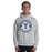 Man wearing Tomball Memorial High School Wildcats Navy Classic Unisex Hoodie 203