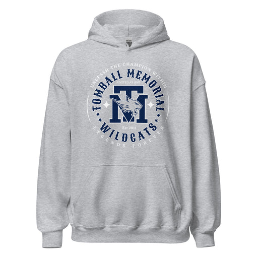 Tomball Memorial High School Wildcats Navy Classic Unisex Hoodie 214