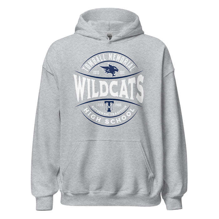 Tomball Memorial High School Wildcats Navy Classic Unisex Hoodie 218