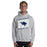 Man wearing Tomball Memorial High School Wildcats Navy Classic Unisex Hoodie 223