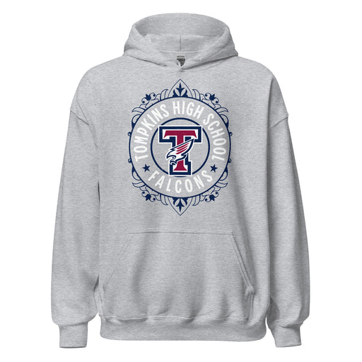 Tompkins High School Falcons Grey Classic Unisex Hoodie 227