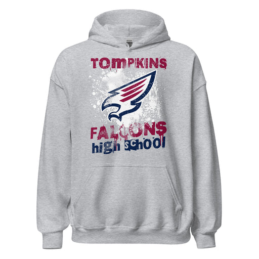 Tompkins High School Falcons Grey Classic Unisex Hoodie 205