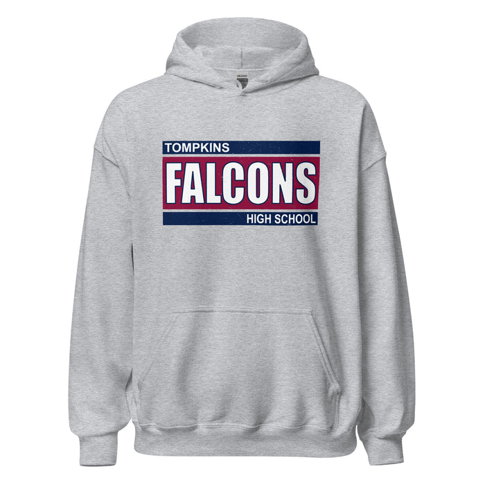 Tompkins High School Falcons Grey Classic Unisex Hoodie 098