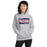 Woman wearing Tompkins High School Falcons Grey Classic Unisex Hoodie 098