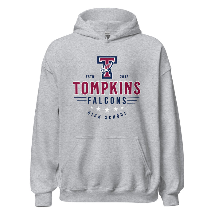 Tompkins High School Falcons Grey Classic Unisex Hoodie 217