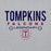 Close-up view of Tompkins High School Falcons Grey Classic Unisex Hoodie 003