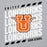 Close-up view of United High School Longhorns Grey Classic Unisex Hoodie 223