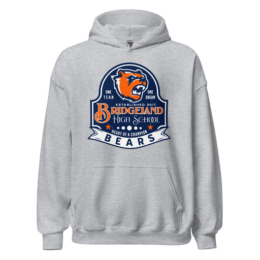 Bridgeland High School Bears Classic Grey Unisex T-shirt 219