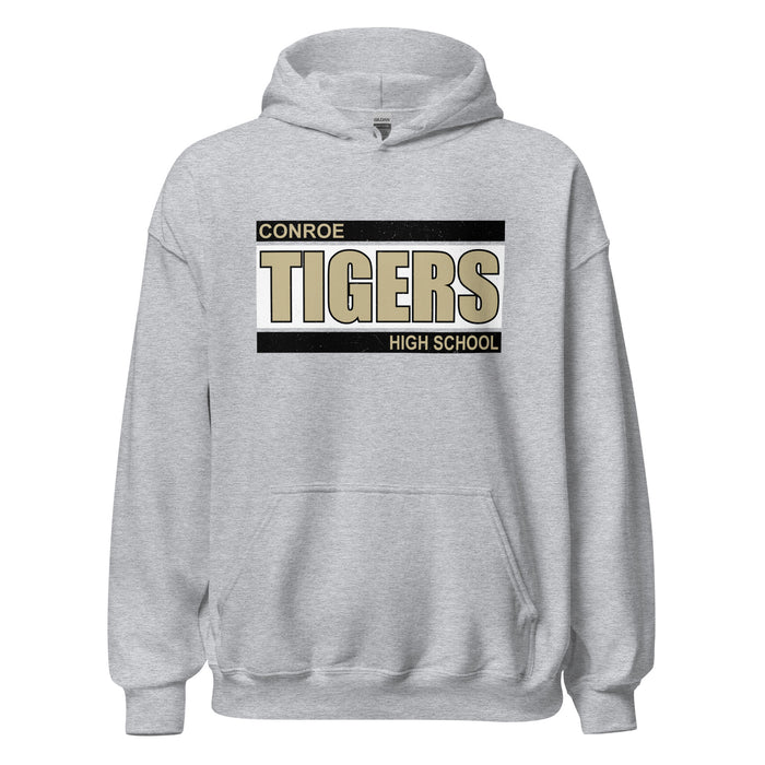 Conroe High School Tigers Sport Grey Classic Unisex Hoodie 098