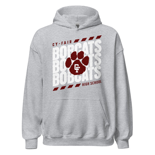 Cy-Fair High School Bobcats Sport Grey Classic Unisex Hoodie 223