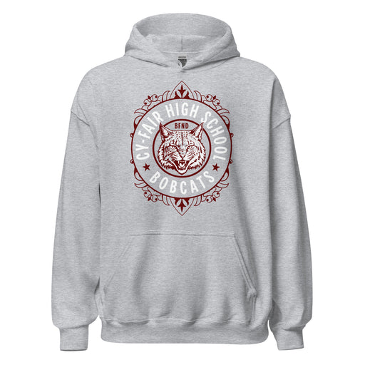 Cy-Fair High School Bobcats Sport Grey Classic Unisex Hoodie 227