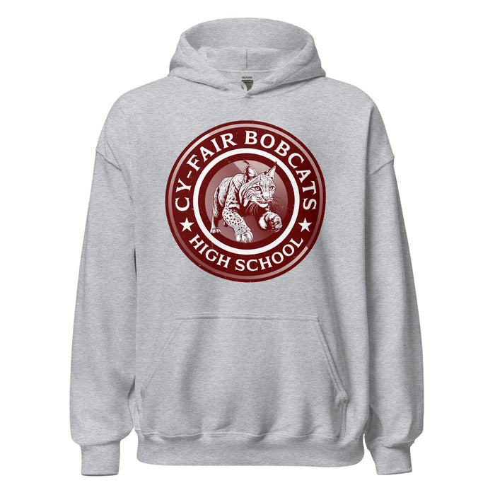Cy-Fair High School Bobcats Sport Grey Classic Unisex Hoodie 222