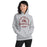 WOman wearing Cy-Fair High School Bobcats Sport Grey Classic Unisex Hoodie 206