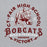 Close-up view of Cy-Fair High School Bobcats Sport Grey Classic Unisex Hoodie 206