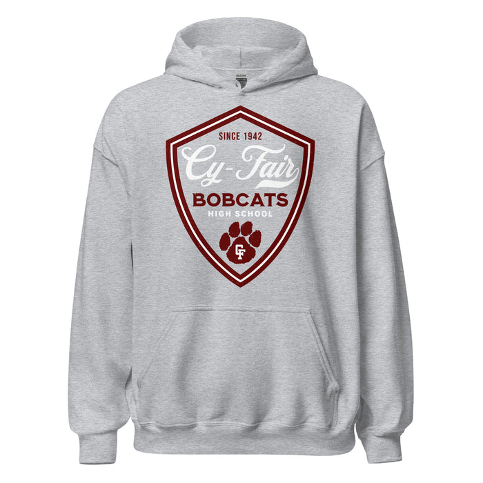 Cy-Fair High School Bobcats Sport Grey Classic Unisex Hoodie 225