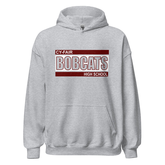 Cy-Fair High School Bobcats Sport Grey Classic Unisex Hoodie 098