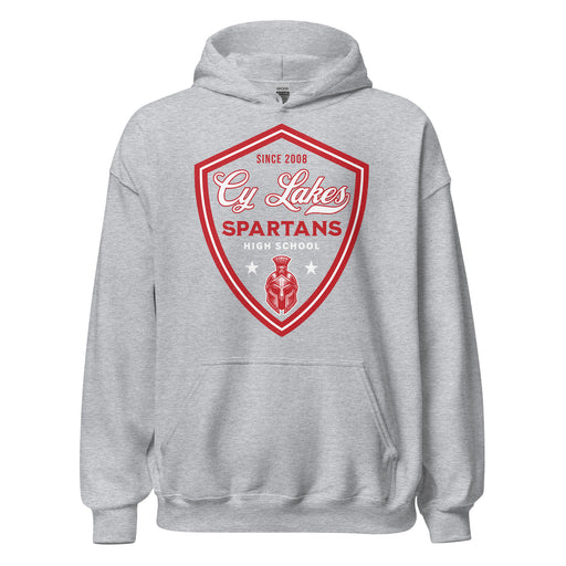 Cypress Lakes High School Spartans Heather Grey Classic Unisex Hoodie 225