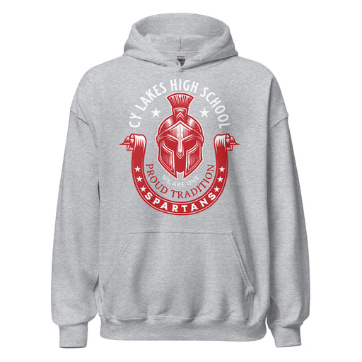 Cypress Lakes High School Spartans Heather Grey Classic Unisex Hoodie 229