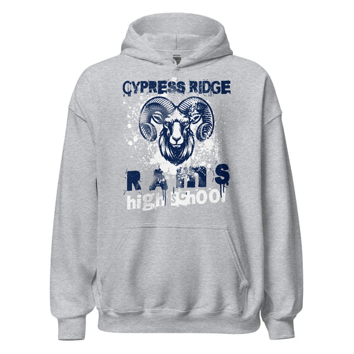Cypress Ridge High School Rams Sport Heather Classic Unisex Hoodie 205